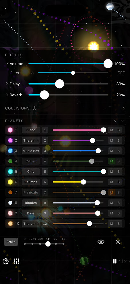 orbital harp - naturally evolving melodies and textures